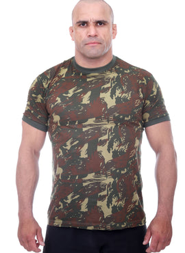 Camiseta Camuflada - 100% Algodão